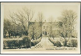 Vesterdal Højskole, Nr. Aaby St. Fotokort u/no. 