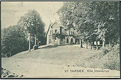 Ny Taarbæk. Villa Stokkerup. Peter Alstrups no. 9025. 
