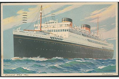 M/S Britannic. Cunard White Star. No. A. 2792. 