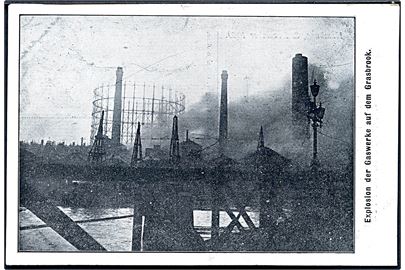 Hamburg, gasværksulykken d. 8.12.1909. 