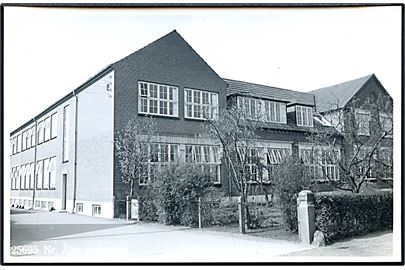 Nørre Åby Realskole. Fotokort no. 25695. 