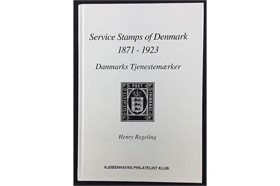 Danmarks Tjenestemærker 1871-1923 af Henry Regeling. Illustreret håndbog 186 sider. Ubrugt eksemplar.