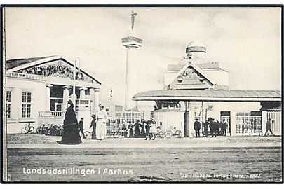 Aarhus. Landsudstillingen 1909. Papirhusets Forlag no. 6887. 