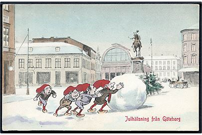 Göteborg, Nisser i Gadebilledet. Warburg Kunstforlag - imp. Gust. Bårström. 
