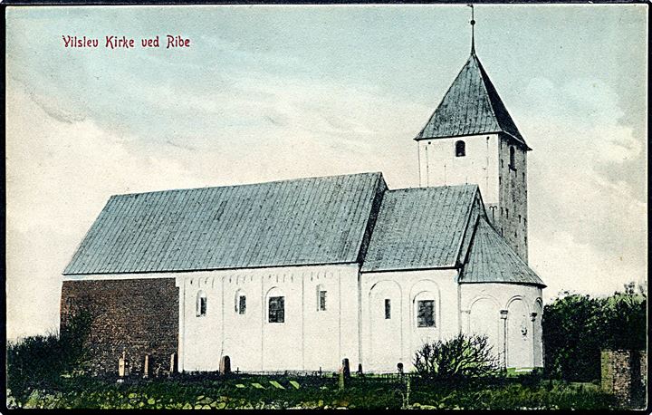 Vilslev kirke ved Ribe. Warburgs Kunstforlag no. 1836. 