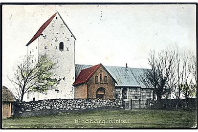 Hindborg Kirke. Stenders no. 9324. 