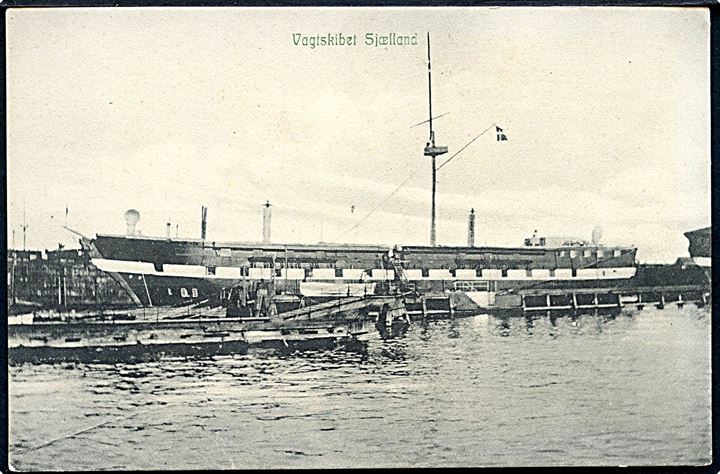 Vagtskibet Sjælland. Peter Alstrups no. 9235. 