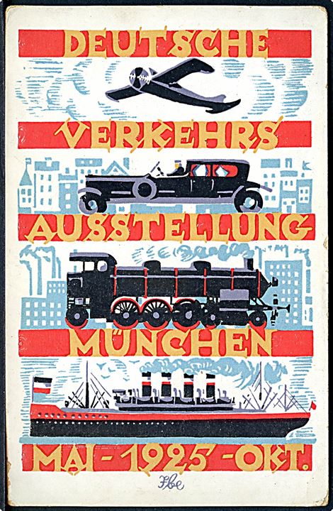 Deutsche Verkehrs Ausstellung München 1925.