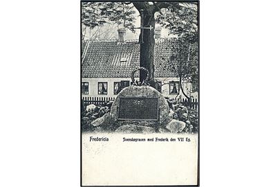 Fredericia. Svenskergraven med Frederik den VII Eg. U/no. 