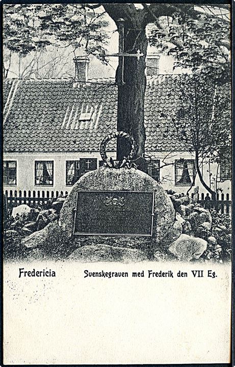 Fredericia. Svenskergraven med Frederik den VII Eg. U/no. 