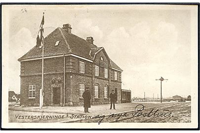 Vester Skjerningen Station. H. Schmidt u/no. 