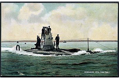 Britisk undervandsbåd no. 4. Millar & Lang u/no.