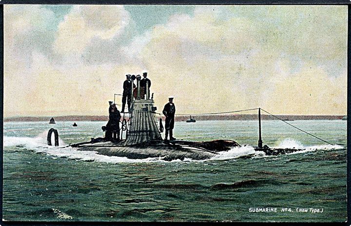 Britisk undervandsbåd no. 4. Millar & Lang u/no.