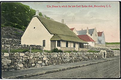 Sydafrika, Muizenburg, The house in wich the late Cecil Rodes died. 