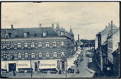 Ringsted. Sct. Hansgade. Ahrent Flensborg no. 391. (Med lidt skader). 