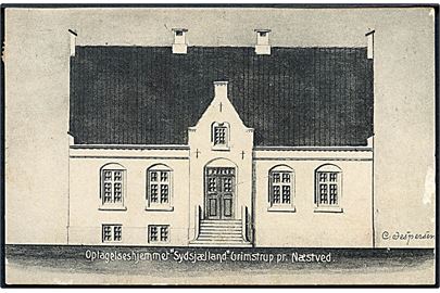 Næstved. Optagelseshjemmet Sydsjælland Grimstrup. Alfred Simon no. 15849. 
