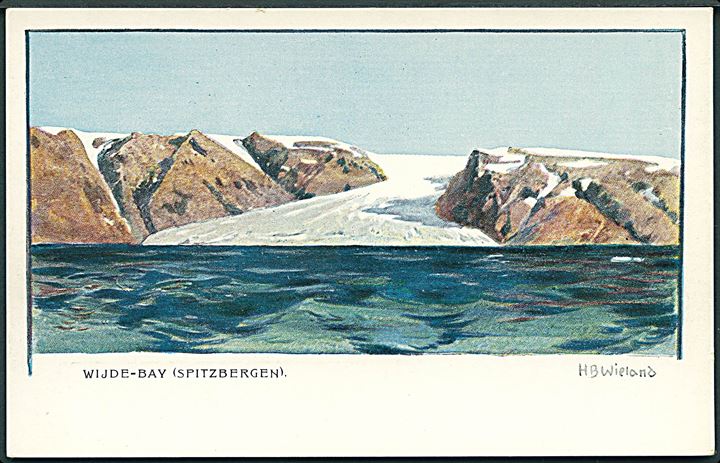 Svalbard. Wieland, H.B.: Wijde-Bay. C.A. & Co. No. 3026.