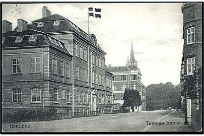 Horsens. Teknisk Skole. Nis Jensens Forlag no. 6295. 