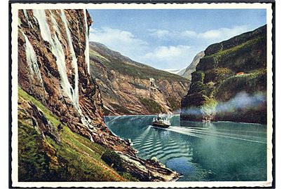 Norge. Geirangerfjord. Mittet & Co. no. 29. 