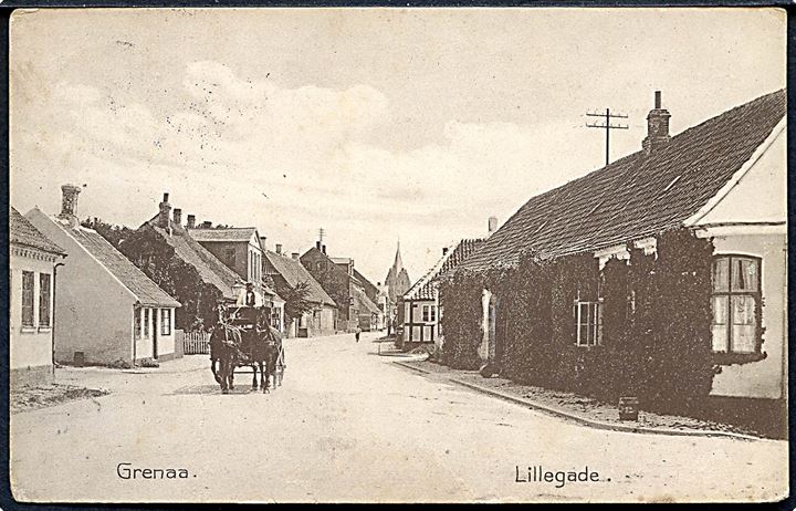 Grenaa, Lillegade. Stenders no. 8795. 