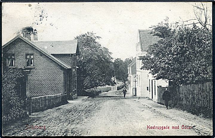 Silkeborg. Hostrupgade mod Odden. Warburgs Kunstforlag no. 4457. 