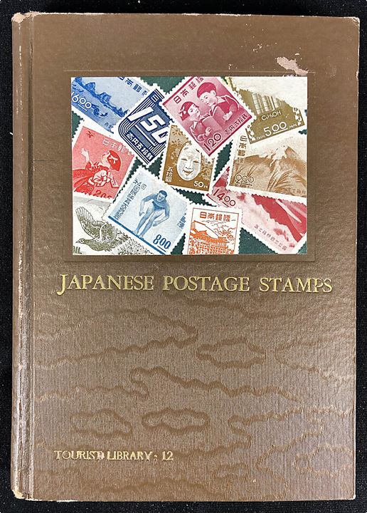 Japanese Postage Stamps, Turist Libary 12. Lille illustreret katalog og håndbog om japanske frimærker. 323 sider.