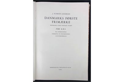 Danmarks første frimærke FIRE R.B.S. og forholdene omkring en postreforms gennemførelse, J. Schmidt-Andersen. 200 sider med nytryk.