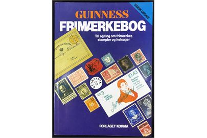 Guinness Frimærkebog - Tal og ting om frimærker, stempler og helsager. 182 sider.