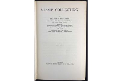 Stamp Collecting filatelistisk håndbog af Stanley Phillips 2. udg. Illustreret 338 sider.