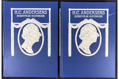 H. C. Andersen Eventyr og Historier med illustrationer af Vilh. Petersen. 2 bind 402+412 sider. 