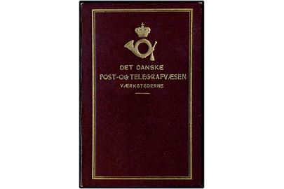 Det danske Post- og Telegrafvæsen - Værkstederne. Lærerbrev udstedt til bygningsmaler i København d. 1.4.1940.