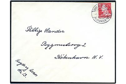 30 øre Fr. IX på brev annulleret med pr.-stempel Øster Brønderslev pr. Brønderslev d. 4.4.1962 til København.