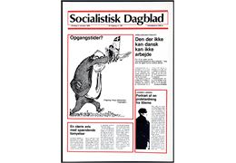 Socialistisk Dagblad. Politisk postkort. Opgangstider?