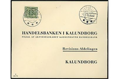 Ufrankeret svarkuvert fra Svebølle d. 3.4.1954 til Kalundborg. Udtakseret i enkeltporto med 30 øre Portomærke stemplet Kalundborg d. 5.4.1954.