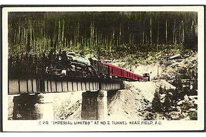C.P.R Imperial Limited ved tunnel nr. 2 Near Field, Canada. U/no.
