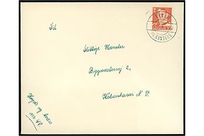 30 øre Fr. IX på brev annulleret med pr.-stempel Tånum pr. Randers d. 2.12.1959 til København.