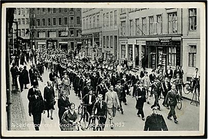 Købh., Arbejdersportens 1. Kredsdag 1932. D.A.L.'s Københavns-Kreds / Stenders no. 67201.