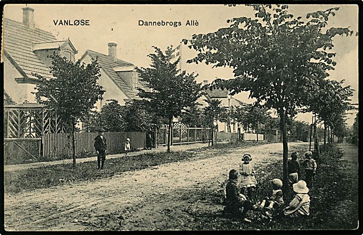 Vanløse, Dannebrogs Alle. P. Alstrup no. 9607. Kvalitet 8