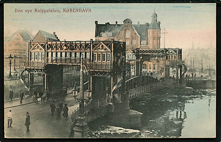 Knippelsbro, den nye bro indviet 1908. U/no. Kvalitet 7