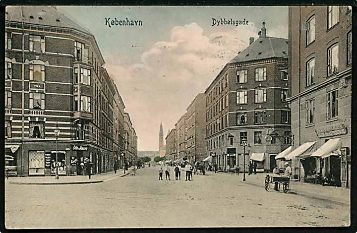 Dybbølsgade hj. Sønder Boulevard. P. Alstrup no. 9422. Kvalitet 7