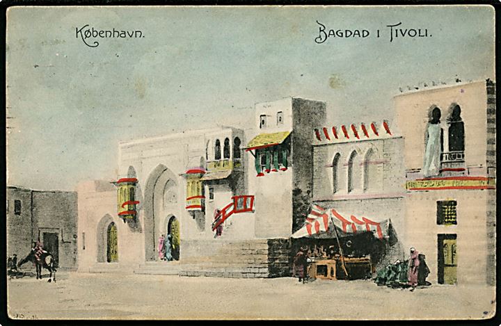 Hjalmar Berth: “Bagdad i Tivoli” udstilling 1907. Stenders no. 10633. Kvalitet 7