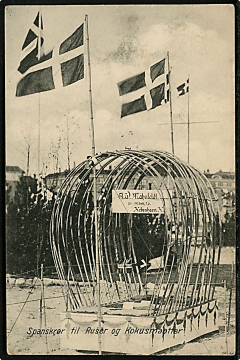 Islands Brygge, Fiskeri- og Motorudstilling 1912. Spanskrør til Ruser og Kokusmaater. U/no. Kvalitet 7