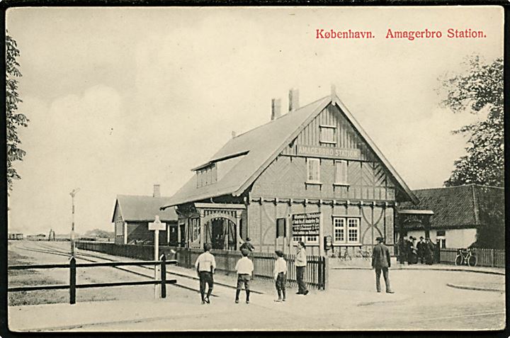 Amagerbro station. G.M. no. 2592. Kvalitet 7