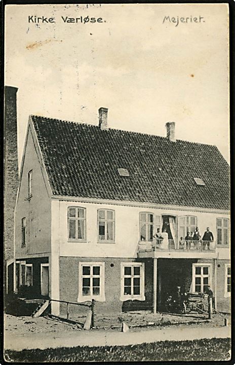 Kirke Værløse, mejeri. C. Mørch no. 10528. Kvalitet 7