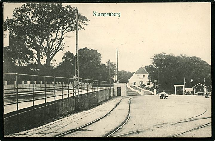 Klampenborg, sporvogns vendeplads. P. Alstrup no. 356. Sent anvendt i 1969. Kvalitet 8