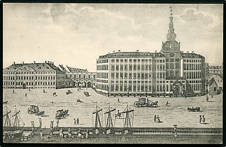 Københavns Slot under Frederik IV. Dansk Industri no. 52. Kvalitet 8