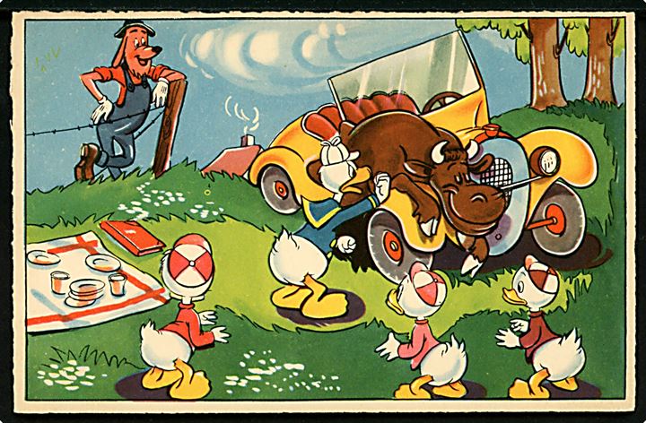 Walt Disney: Anders And og ungerne på picnic. Mickey Mouse Corp. serie 158. Kvalitet 8