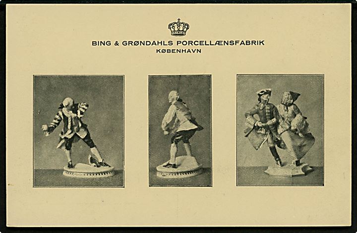 Reklame. Bing & Grøndals Porcellænsfabrik, København. Hertz’s Bogtrykkeri u/no. Kvalitet 8