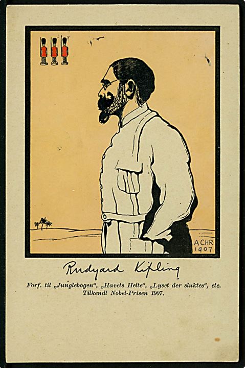 A Chr.: Rudyard Kipling. Nobelpris 1907. V. Pios Boghandel u/no. Kvalitet 7