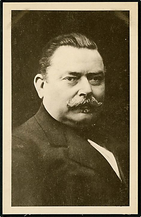 Politik. Jacob A. Hansen (1867-1926) forbundsformand for Dansk Smede- og Maskinarbejderforbund. Fremad. Kvalitet 10
